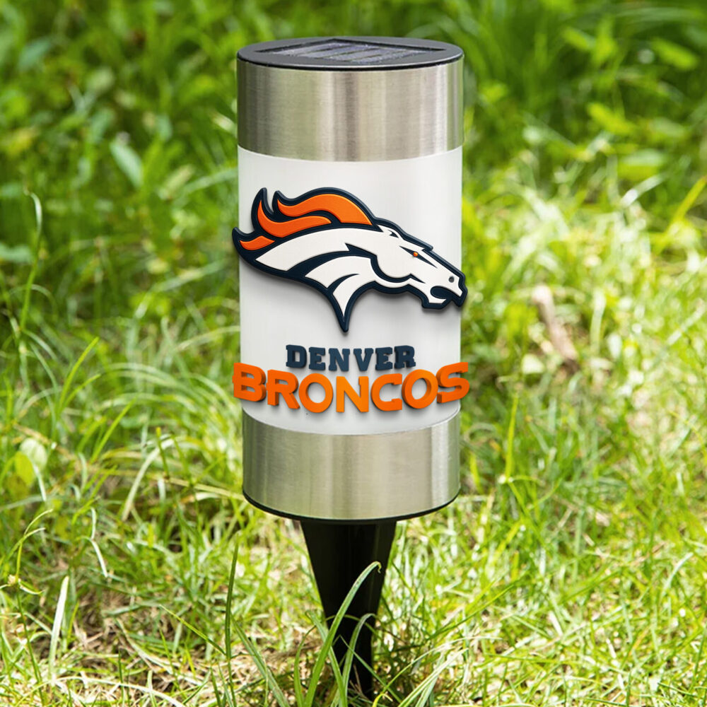 Denver Broncos | NFL Waterproof Solar Garden Light TD