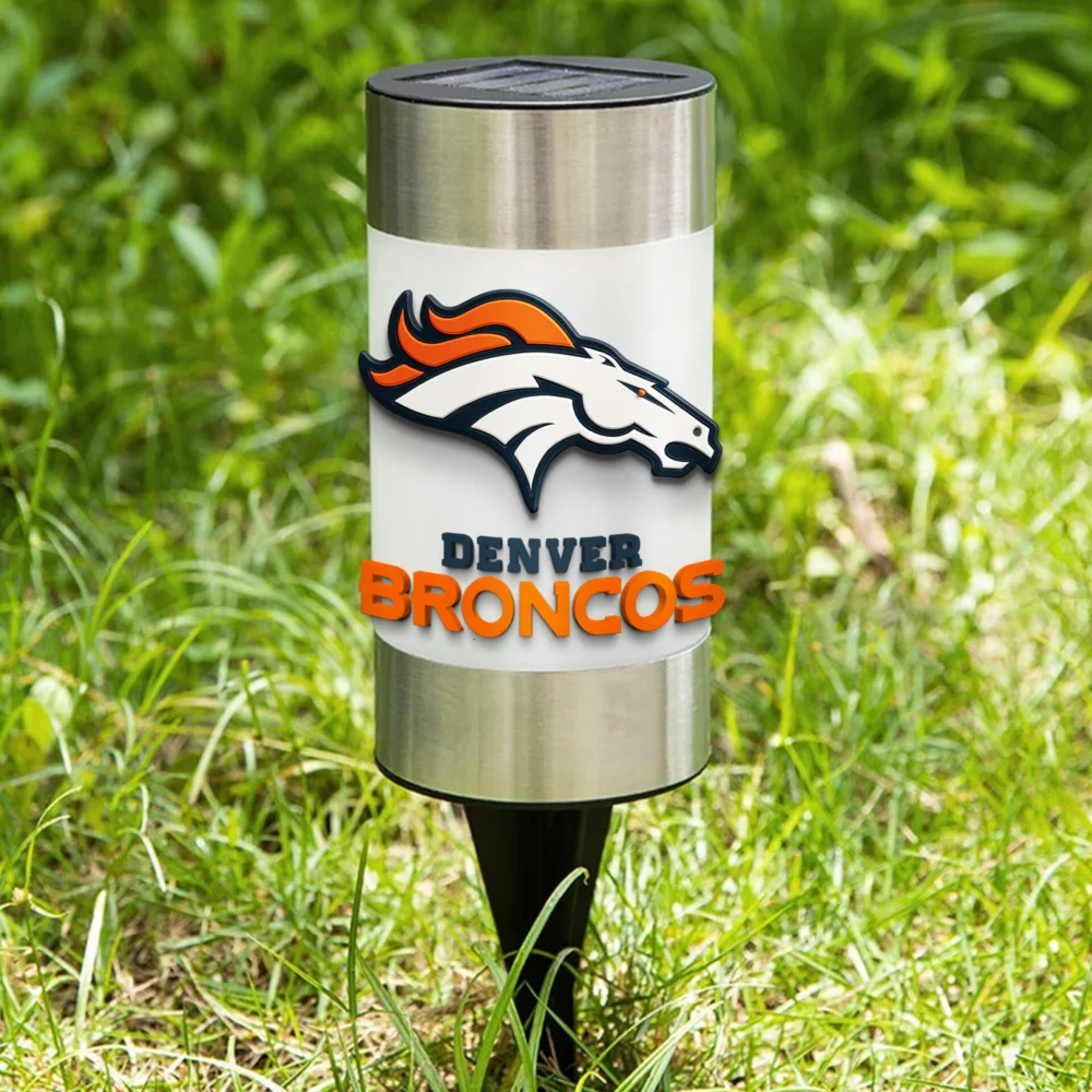 Denver Broncos | NFL Waterproof Solar Garden Light TD