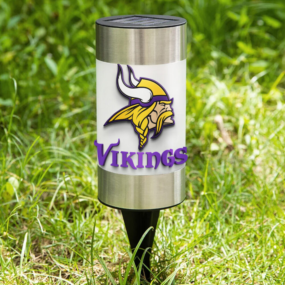 Minnesota Vikings | NFL Waterproof Solar Garden Light TD
