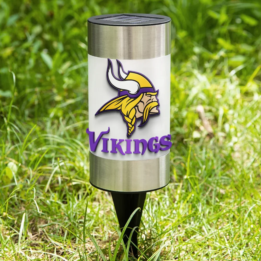 Minnesota Vikings | NFL Waterproof Solar Garden Light TD