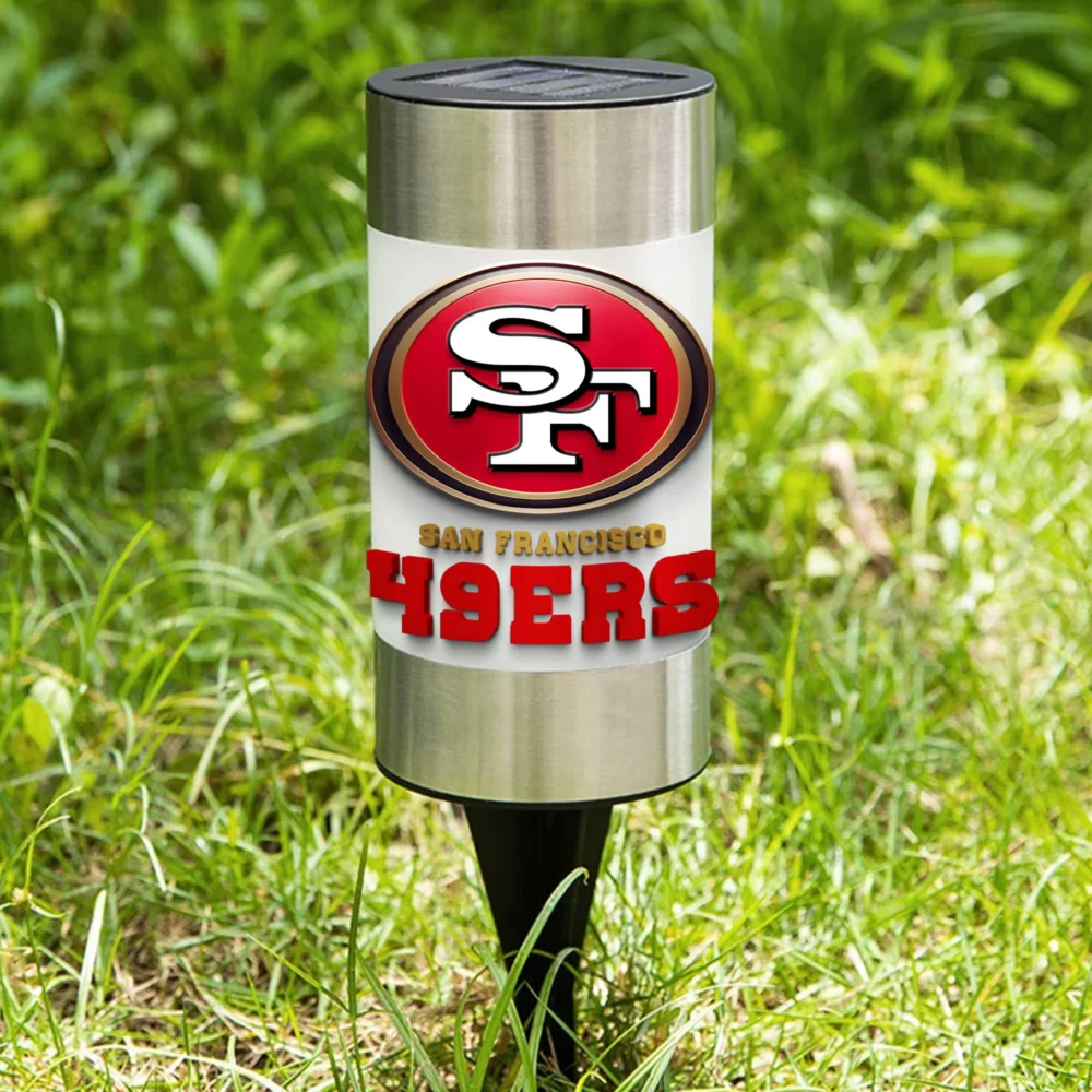 San Francisco 49ers | NFL Waterproof Solar Garden Light TD