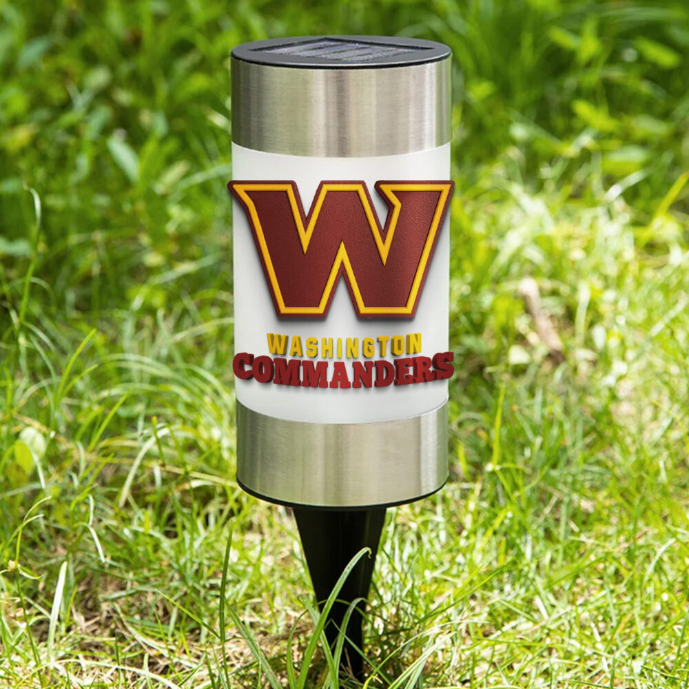 Washington Commanders | NFL Waterproof Solar Garden Light TD