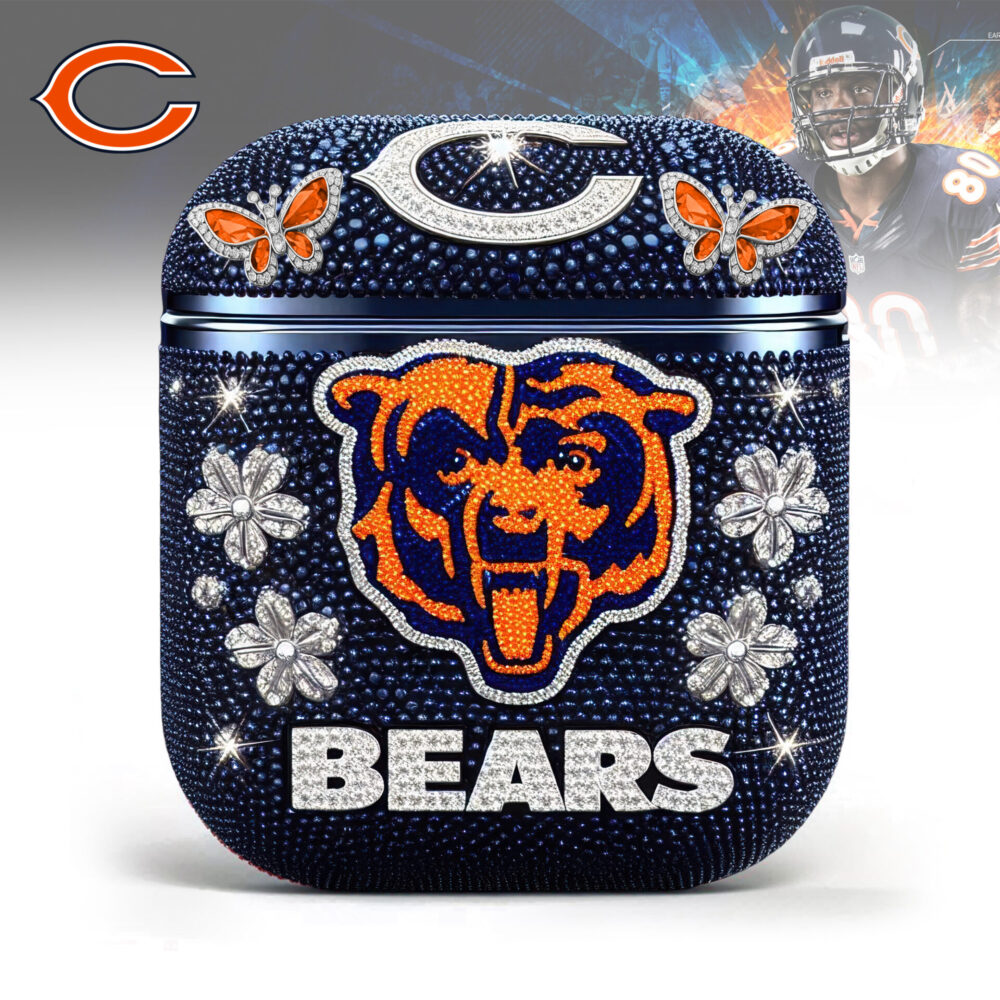 Chicago Bears | Bling Airpods Case For Airpods 1/Airpods 2 TD