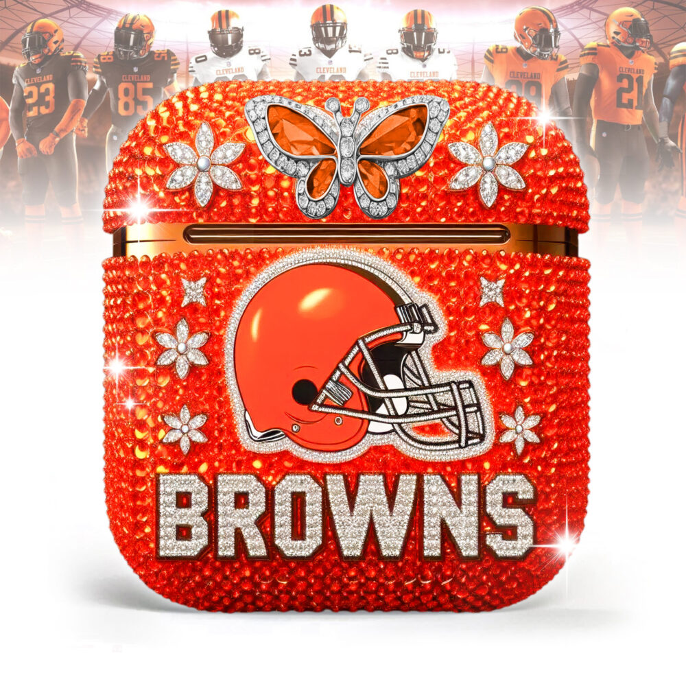 Cleveland Browns | Bling Airpods Case For Airpods 1/Airpods 2 TD