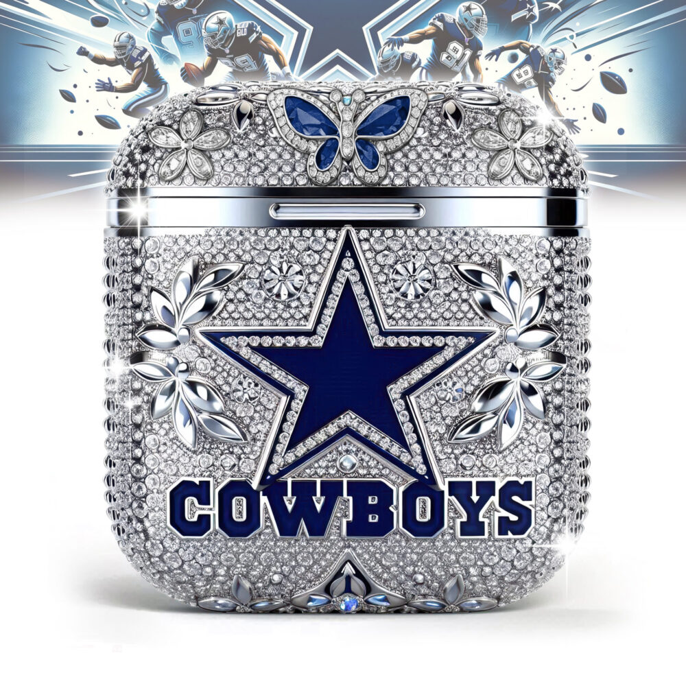 Dallas Cowboys | Bling Airpods Case For Airpods 1/Airpods 2 TD