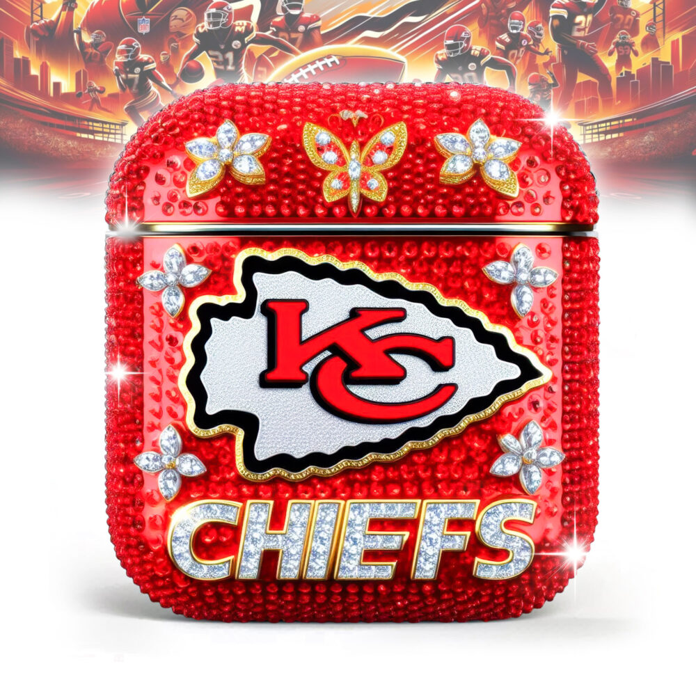 Kansas City Chiefs | Bling Airpods Case For Airpods 1/Airpods 2 TD
