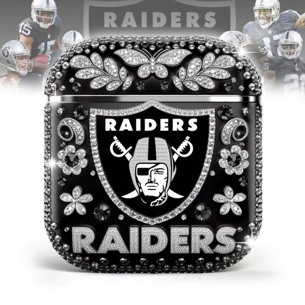 Las Vegas Raiders | Bling Airpods Case For Airpods 1/Airpods 2 TD