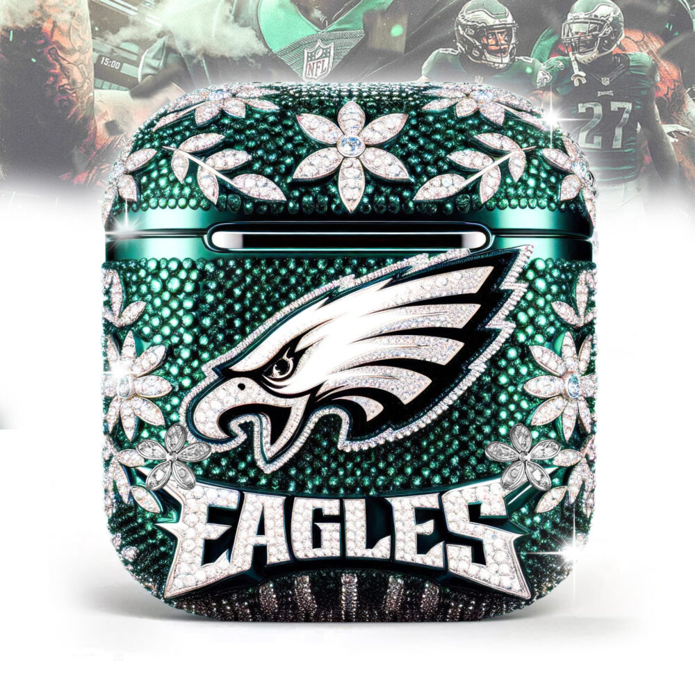 Philadelphia Eagles | Bling Airpods Case For Airpods 1/Airpods 2 TD