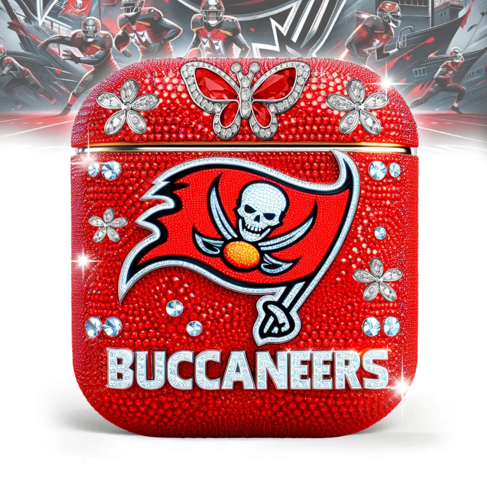 Tampa Bay Buccaneers | Bling Airpods Case For Airpods 1/Airpods 2 TD