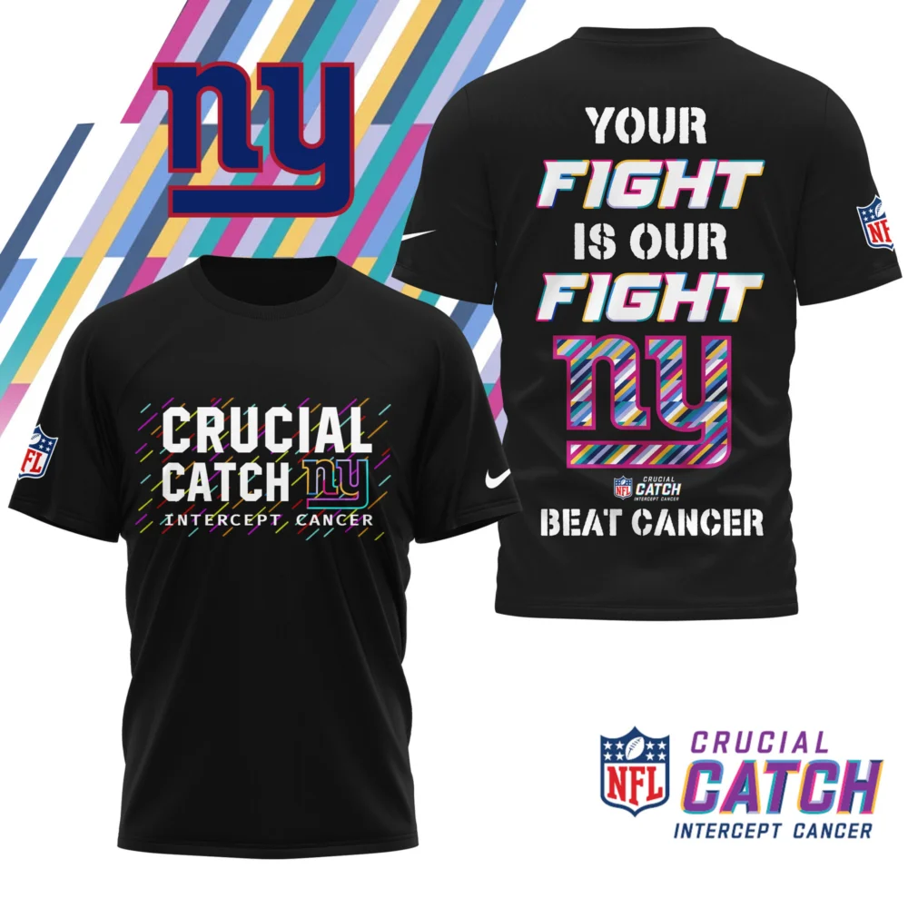New York Giants | Premium NFL Crucial Catch 3D Shirt HI