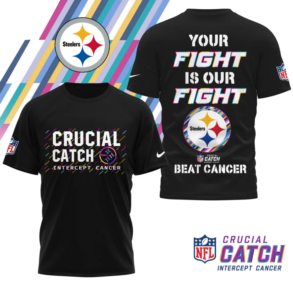 Pittsburgh Steelers | Premium NFL Crucial Catch 3D Shirt HI