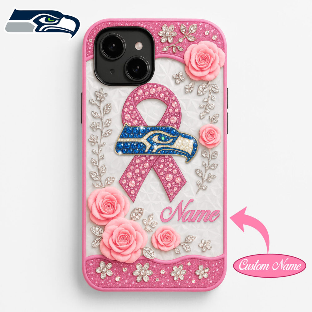 Seattle Seahawks | Premium NFL Breast Cancer Phonecase HI