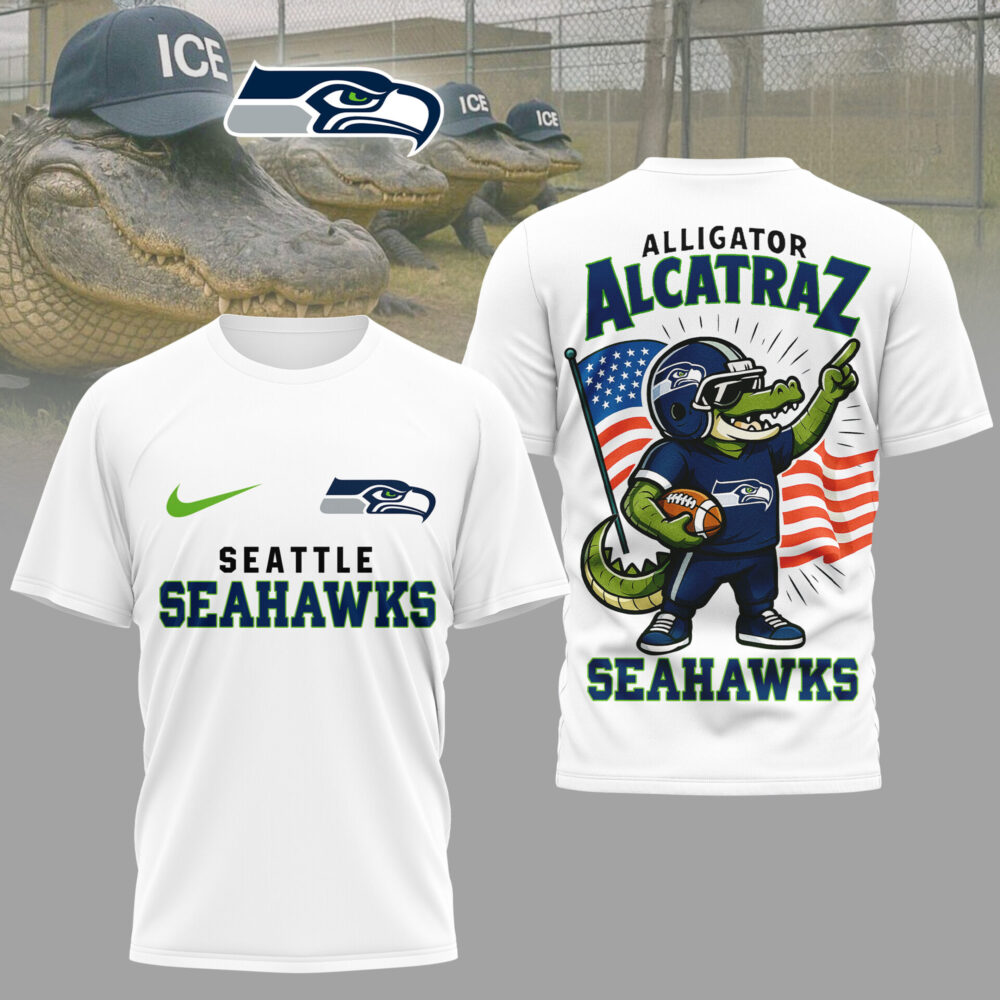 Seattle Seahawks | Premium NFL x Alligator Alcatraz 3D Shirt HI