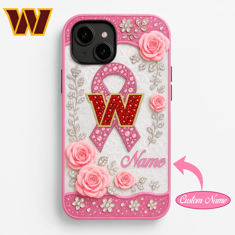 Washington Commander | Premium NFL Breast Cancer Phonecase HI