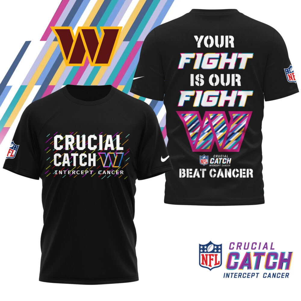 Washington Commanders | Premium NFL Crucial Catch 3D Shirt HI