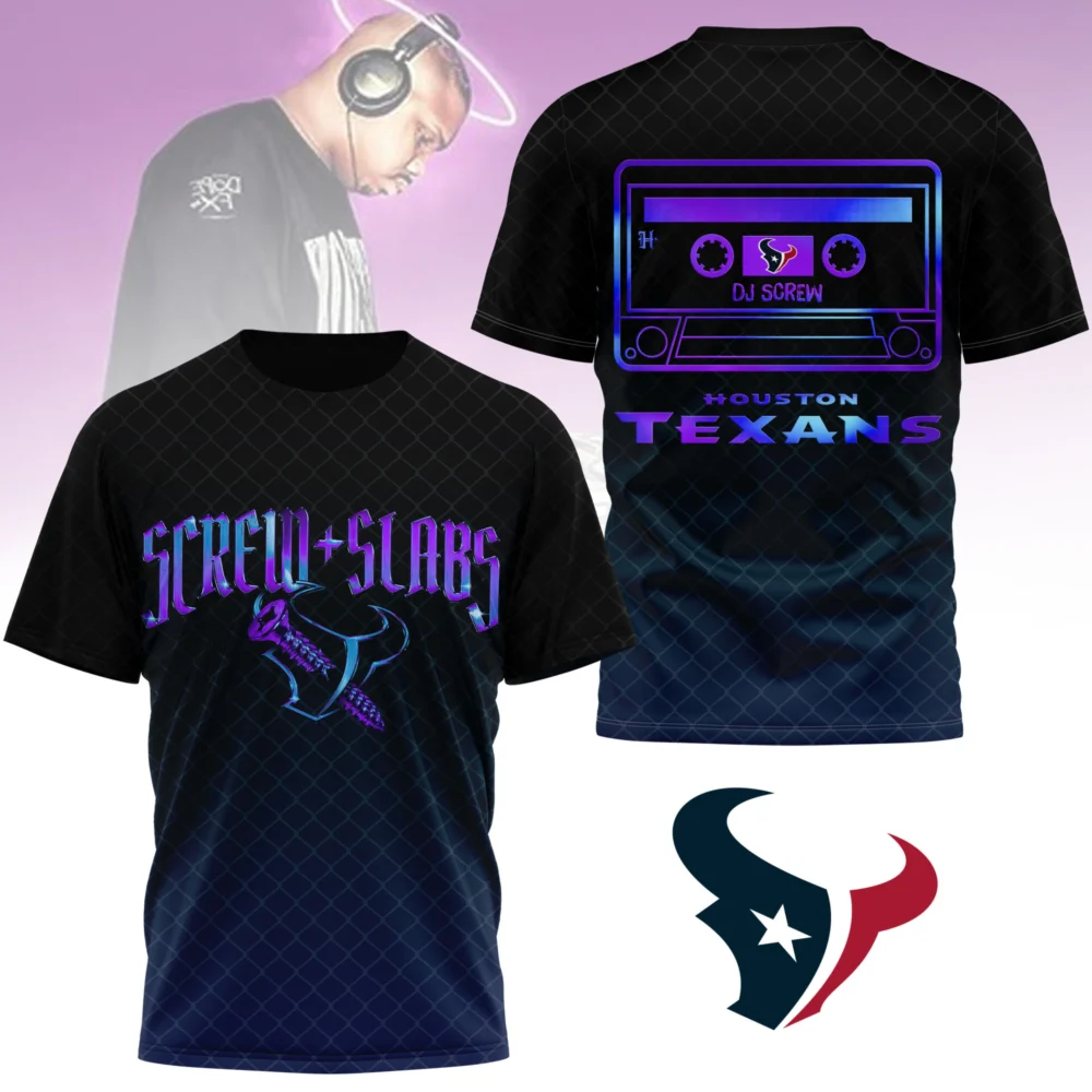 Houston Texans | Premium NFL x DJ Screw 3D Shirt NY