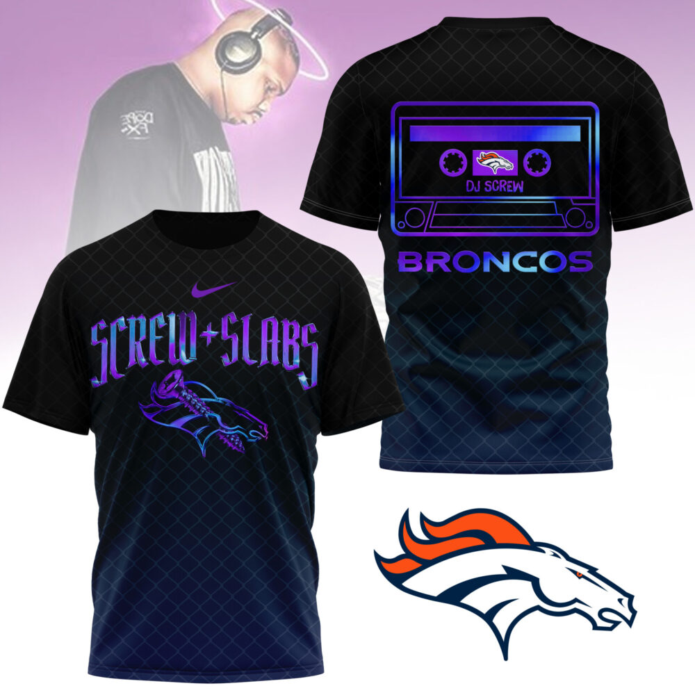 Denver Broncos | Premium NFL x DJ Screw 3D Shirt NY