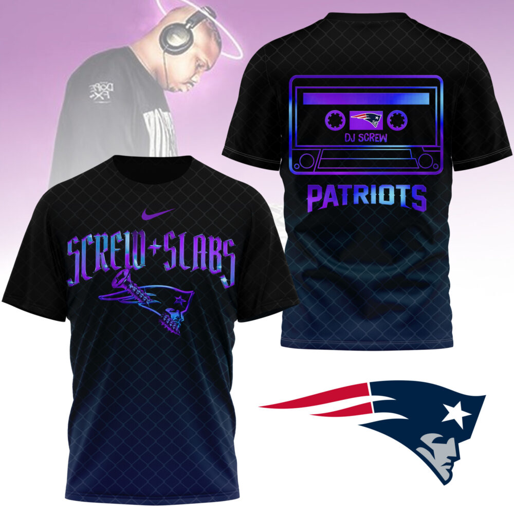 New England Patriots | Premium NFL x DJ Screw 3D Shirt NY