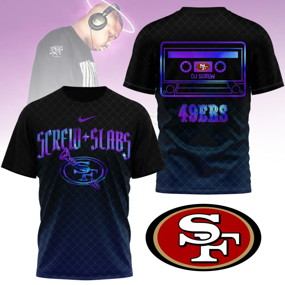 San Francisco 49ers | Premium NFL x DJ Screw 3D Shirt NY