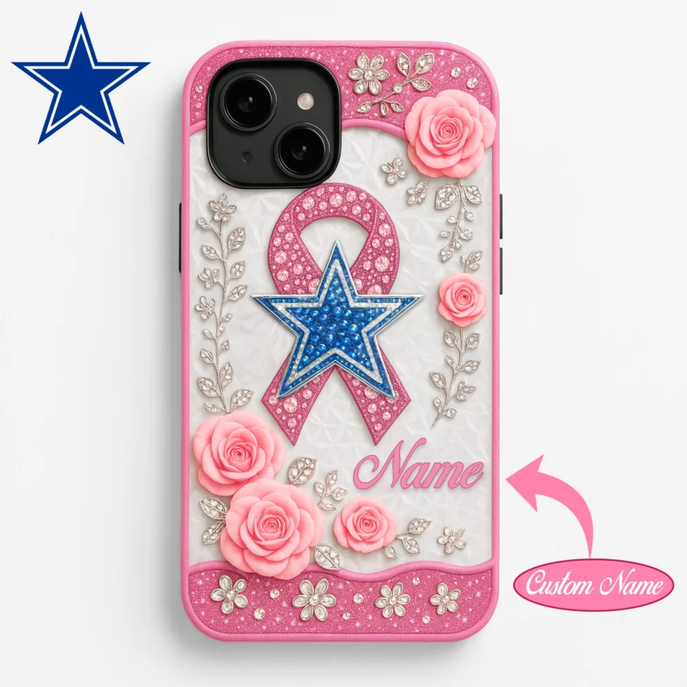 Dallas Cowboys | Premium NFL Breast Cancer Phonecase HI