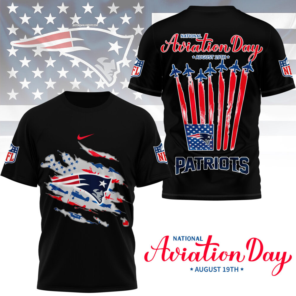 New England Patriots | Premium National Aviation Day 3D Shirt NY