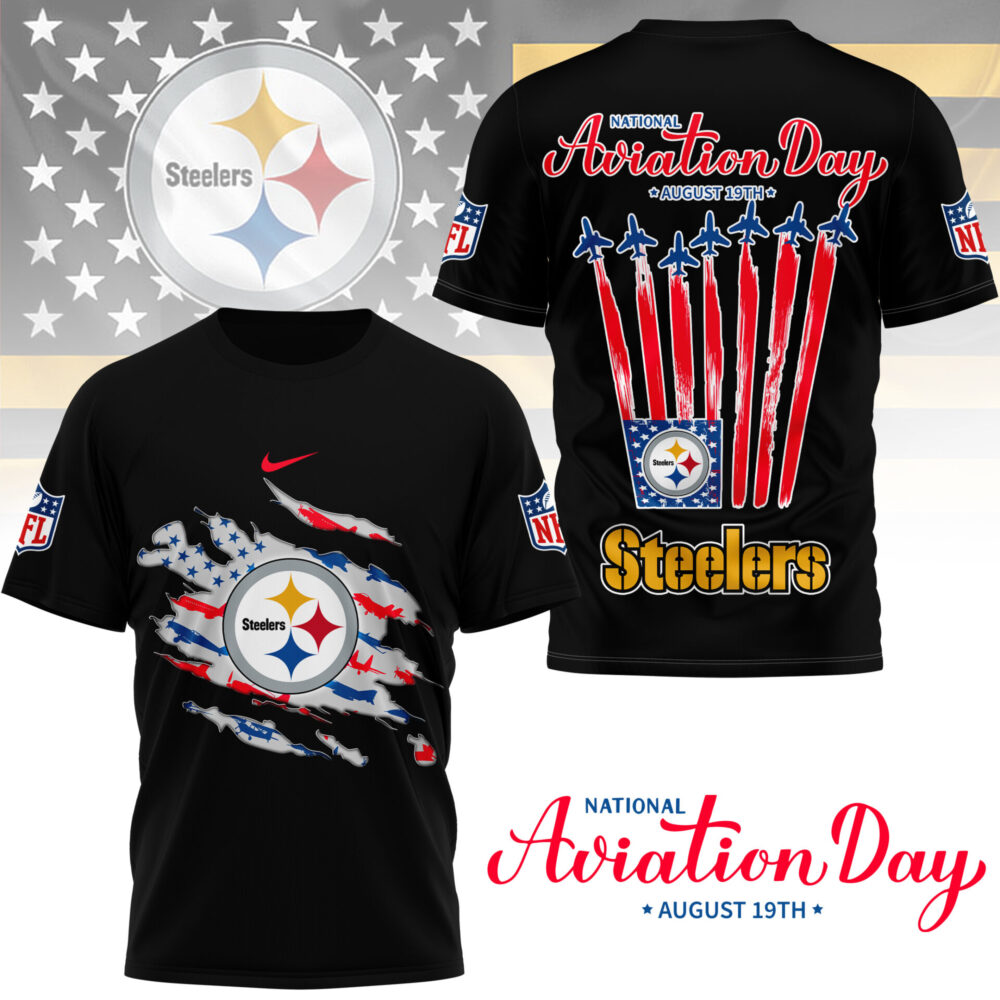 Pittsburgh Steelers | Premium National Aviation Day 3D Shirt NY