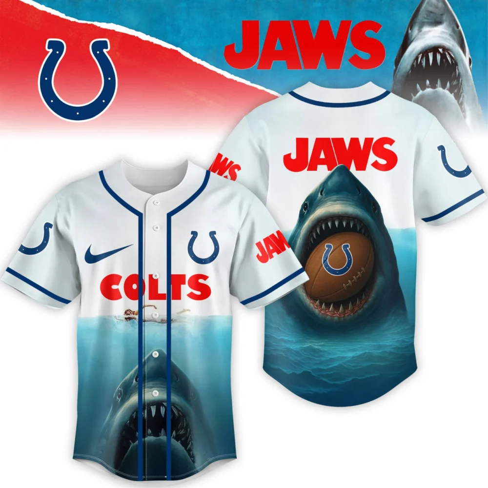 Indianapolis Colts | Premium NFL x Jaws Jersey HI - 5XL, Men