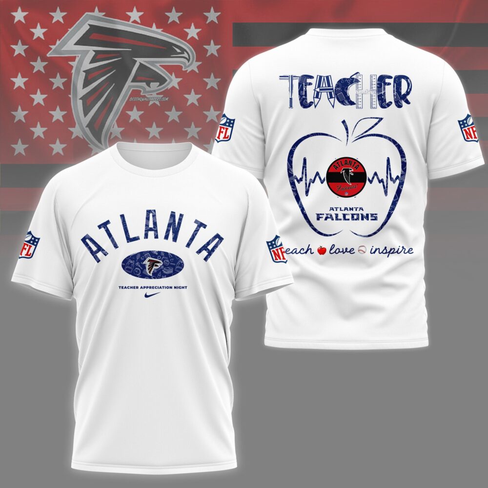 Atlanta Falcons |PREMIUM 3D TEACHER APPRECIATION DAY SHIRT NY