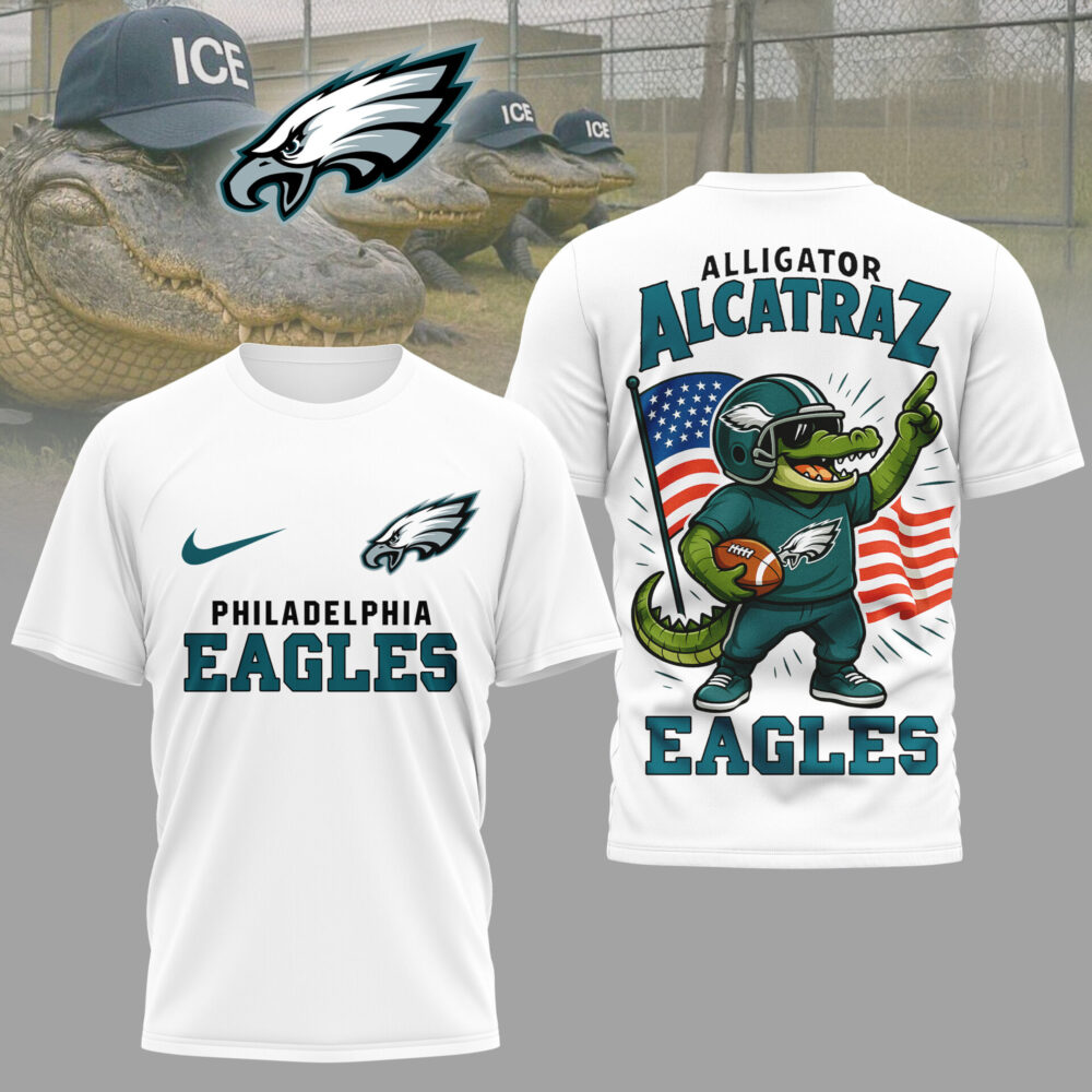 Philadelphia Eagles | Premium NFL x Alligator Alcatraz 3D Shirt HI