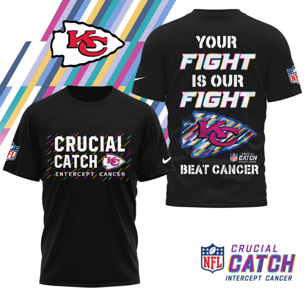 Kansas City Chiefs | Premium NFL Crucial Catch 3D Shirt HI
