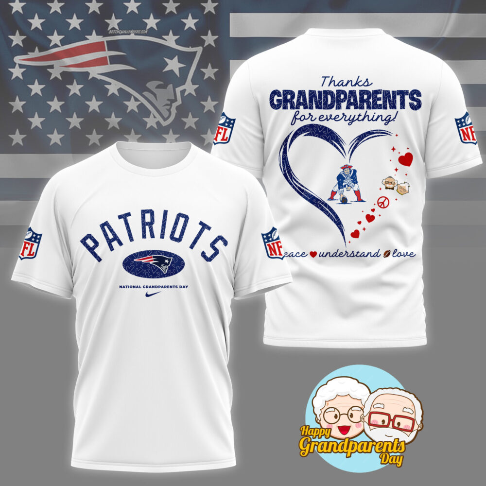 New England Patriots | Premium National Grandparents Day 3D Shirt NY