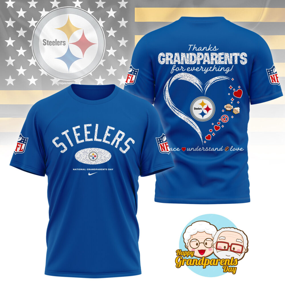 Pittsburgh Steelers | Premium National Grandparents Day 3D Shirt NY - Color 5