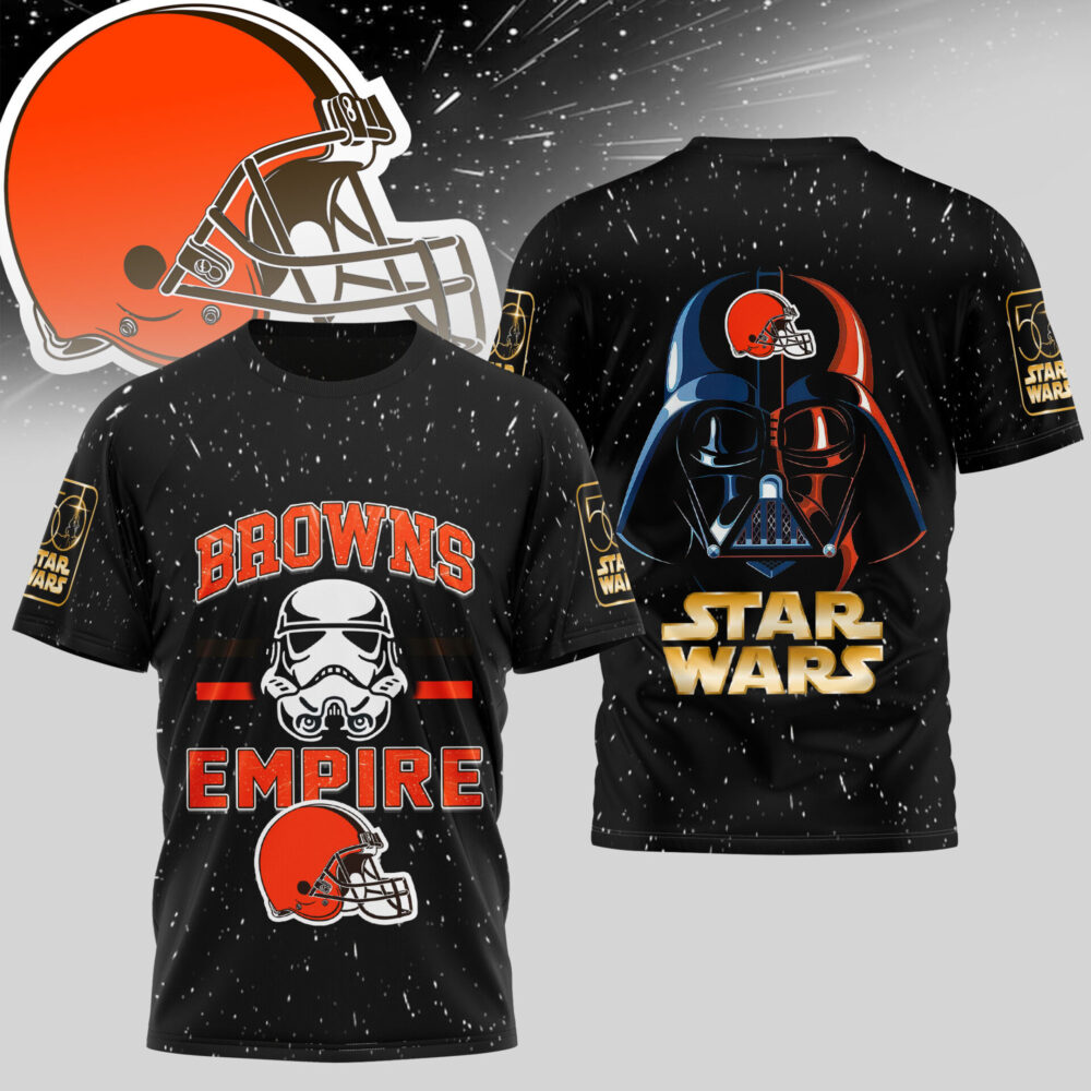 Cleveland Browns | Premium NFL x Star Wars 3D Shirt TD