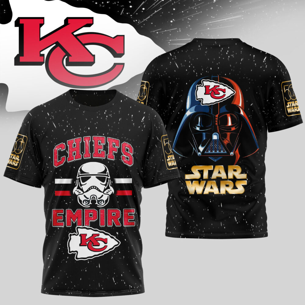 Kansas City Chiefs | Premium NFL x Star Wars 3D Shirt TD