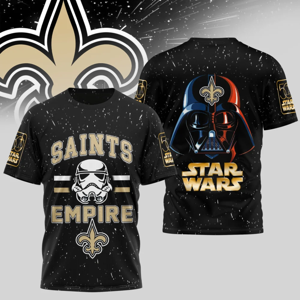 New Orleans Saints | Premium NFL x Star Wars 3D Shirt TD