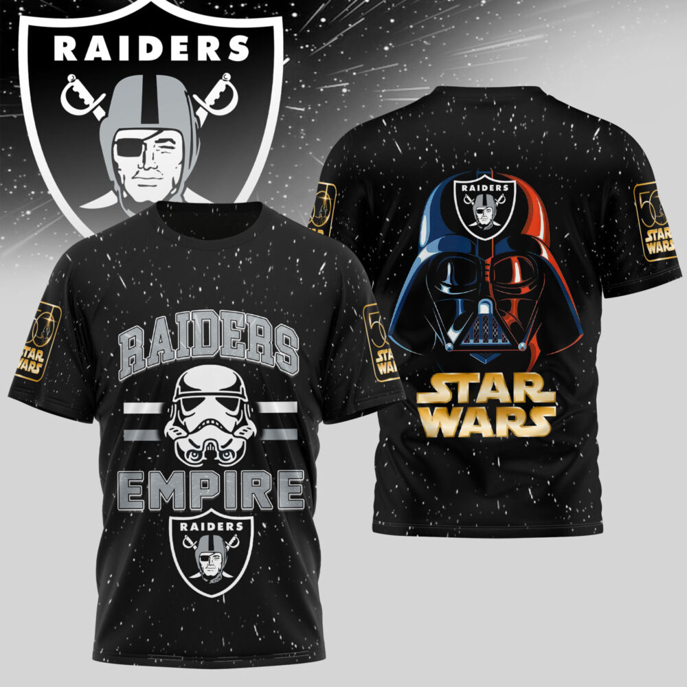 Las Vegas Raiders | Premium NFL x Star Wars 3D Shirt TD