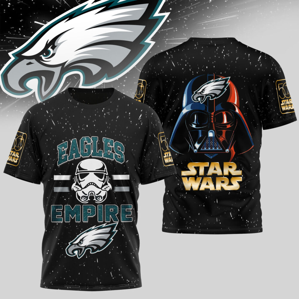 Philadelphia Eagles | Premium NFL x Star Wars 3D Shirt TD