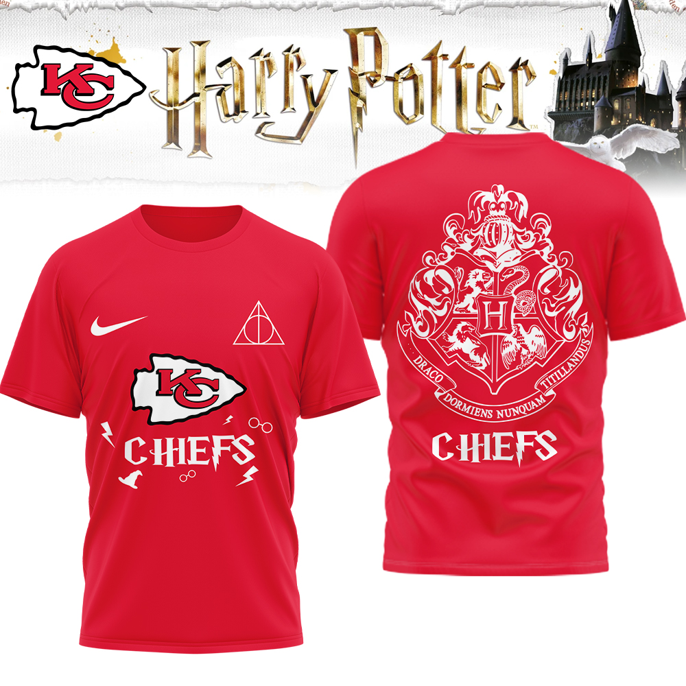Kansas City Chiefs | Premium NFL x Harry Potter 3D Shirt HI