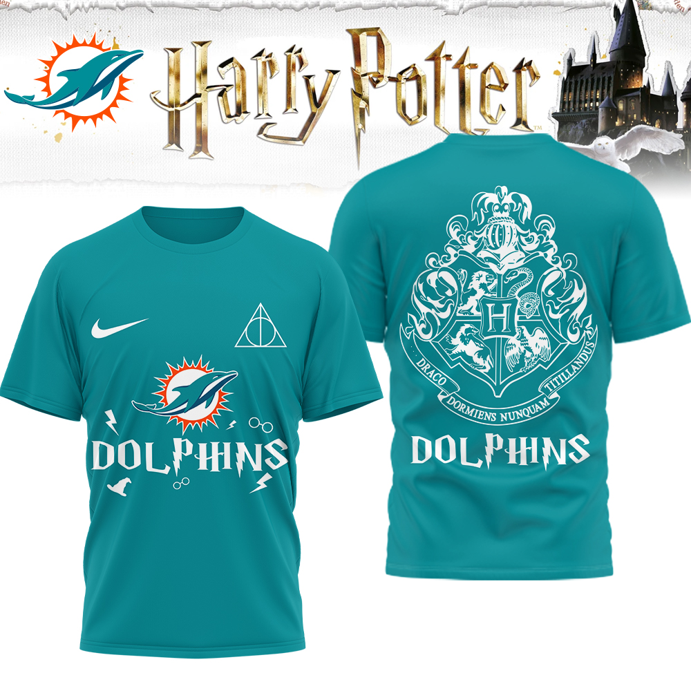Miami Dolphins | Premium NFL x Harry Potter 3D Shirt HI