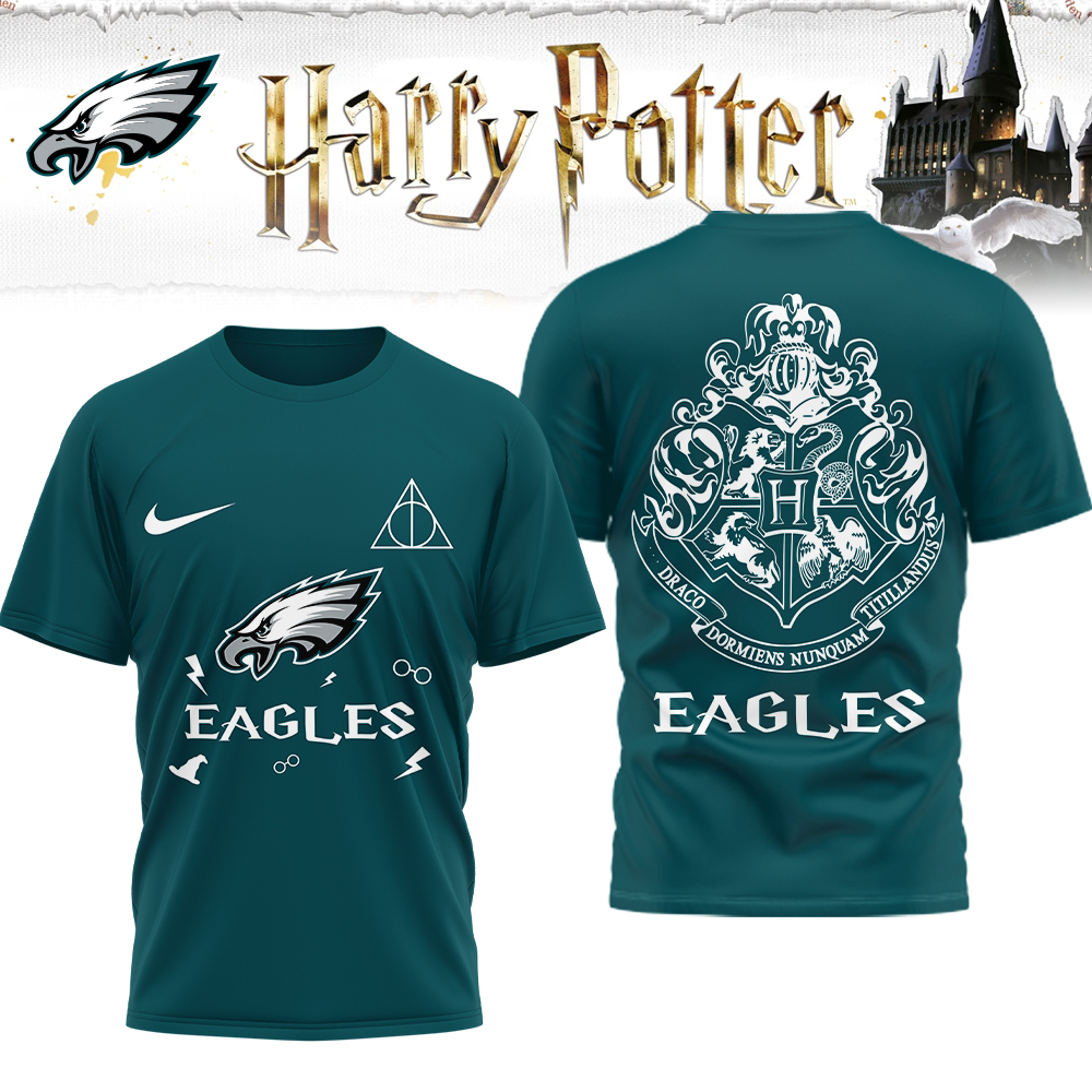 Philadelphia Eagles | Premium NFL x Harry Potter 3D Shirt HI