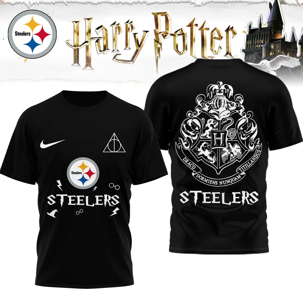 Pittsburgh Steelers | Premium NFL x Harry Potter 3D Shirt HI