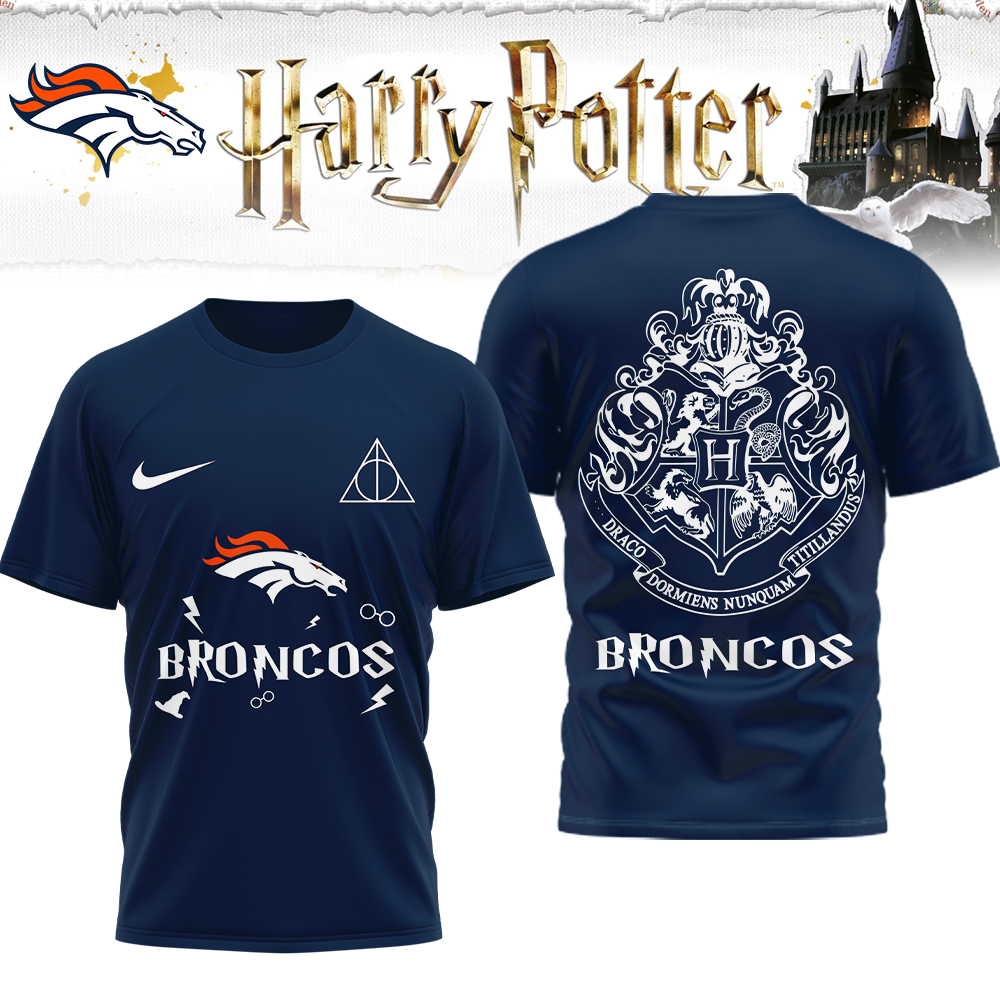 Denver Broncos | Premium NFL x Harry Potter 3D Shirt HI