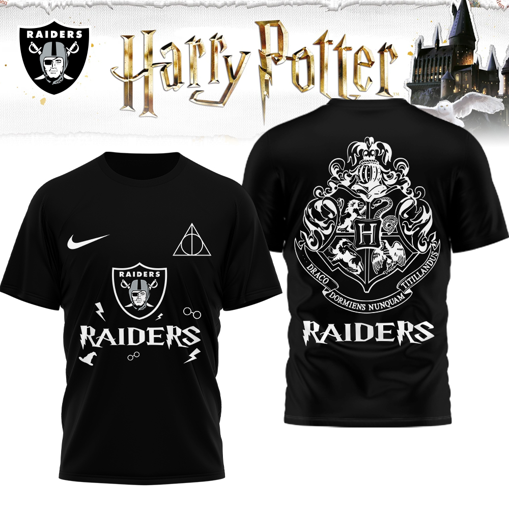 Las Vegas Raiders | Premium NFL x Harry Potter 3D Shirt HI