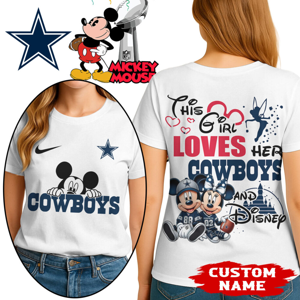 Dallas Cowboys | Premium NFL Mickey Shirt HI