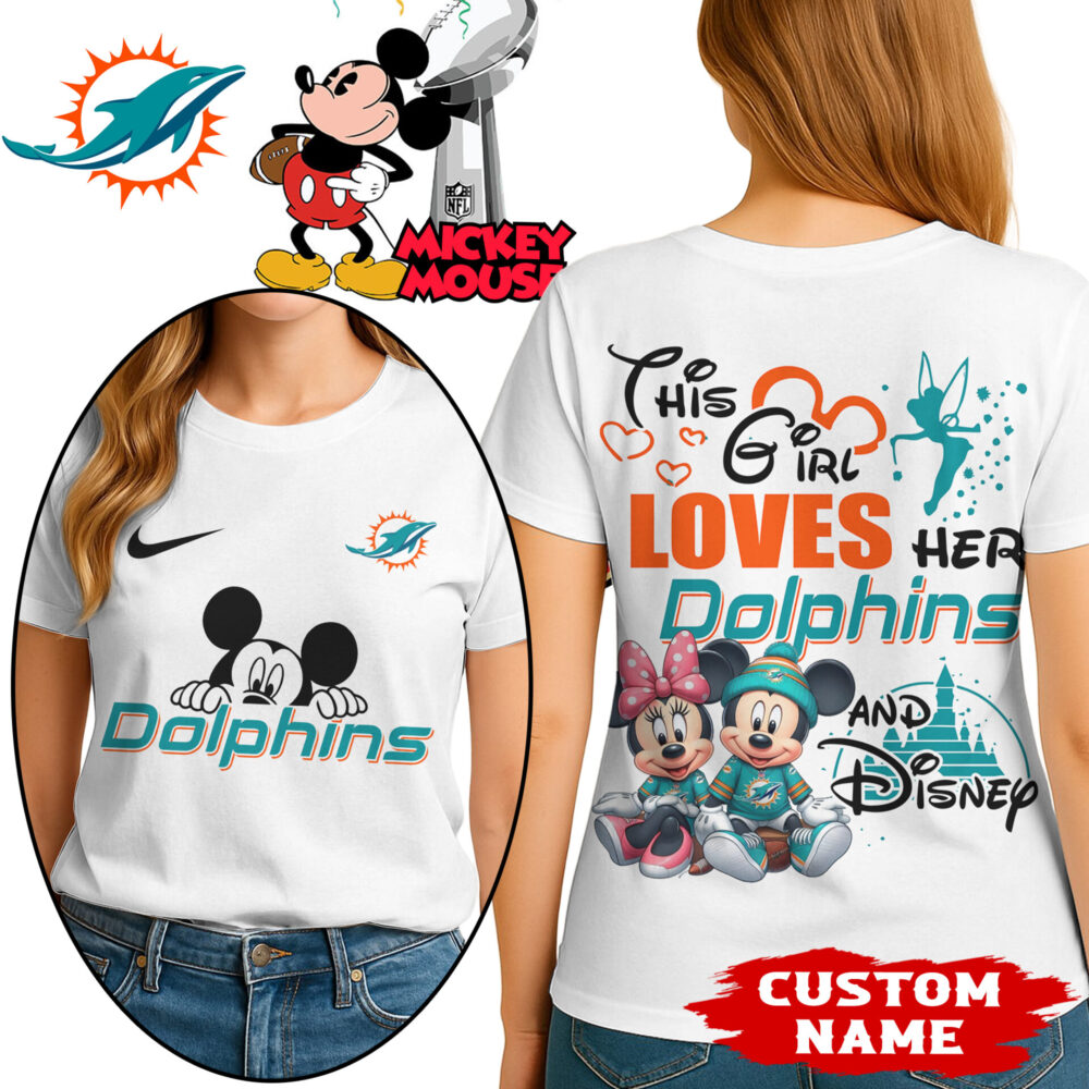 Miami Dolphins | Premium NFL Mickey Shirt HI