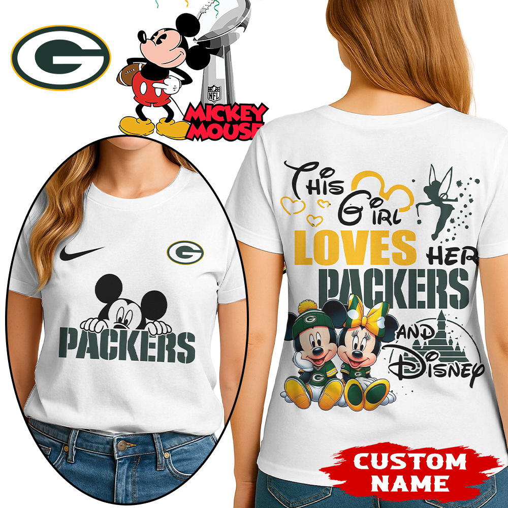 Green Bay Packers | Premium NFL Mickey Shirt HI