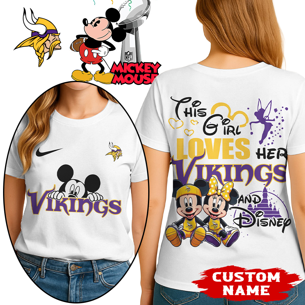 Minnesota Vikings | Premium NFL Mickey Shirt HI
