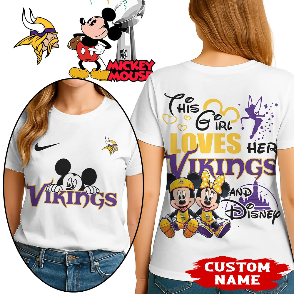 Minnesota Vikings | Premium NFL Mickey Shirt HI