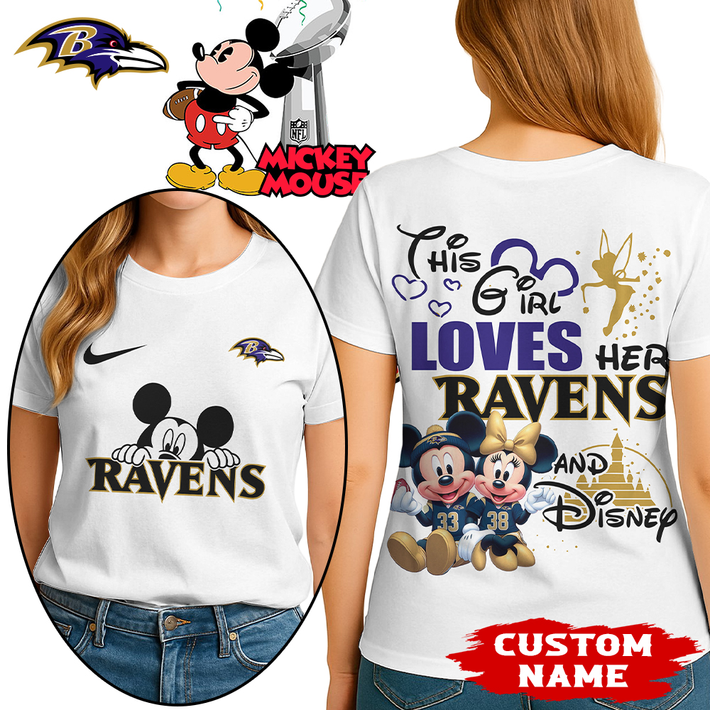 Baltimore Ravens | Premium NFL Mickey Shirt HI