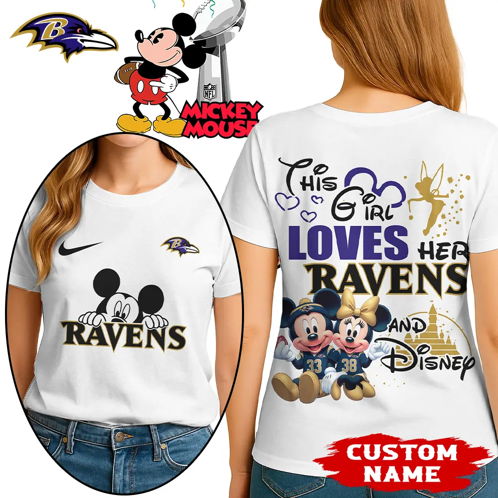 Baltimore Ravens | Premium NFL Mickey Shirt HI